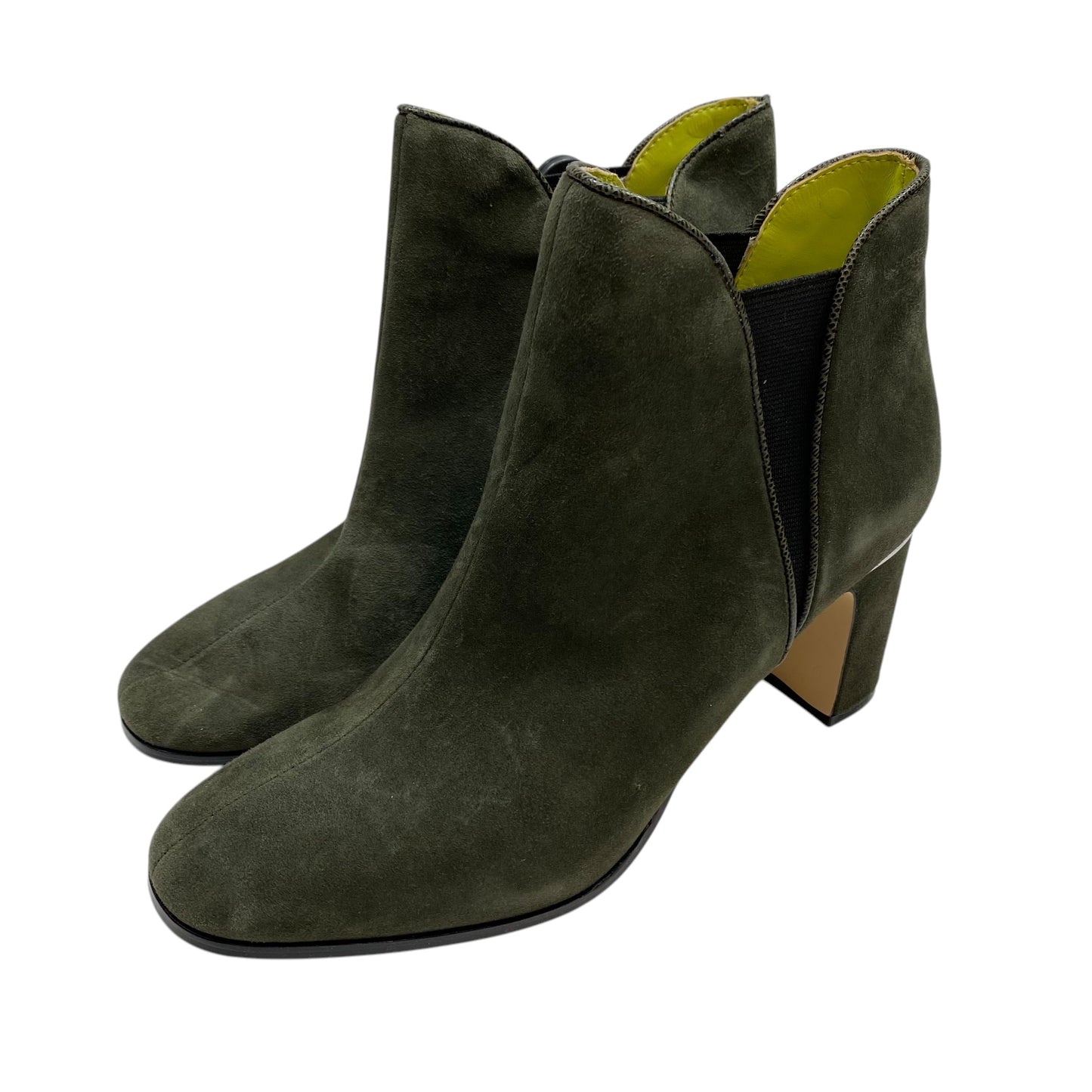 Boots Ankle Heels By White House Black Market In Green, Size: 7.5