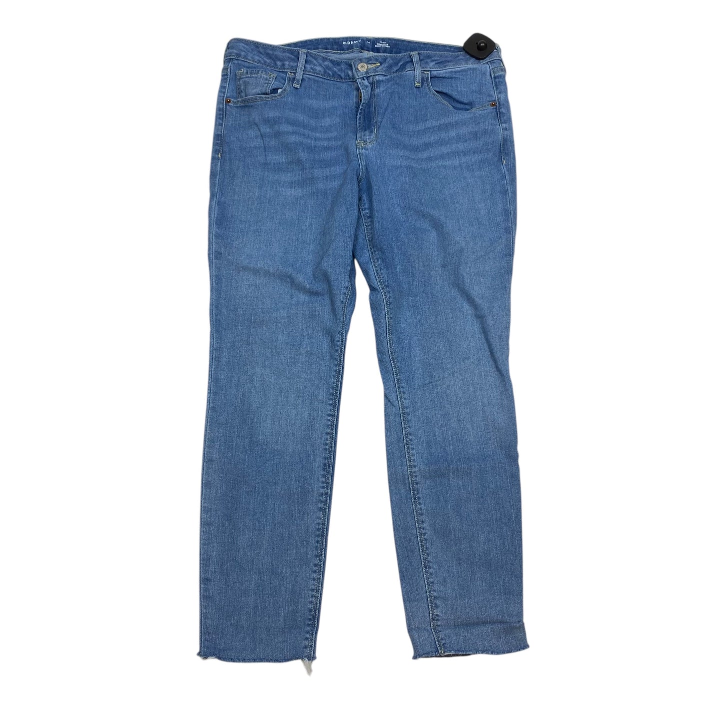 Jeans Skinny By Old Navy In Blue Denim, Size: 14