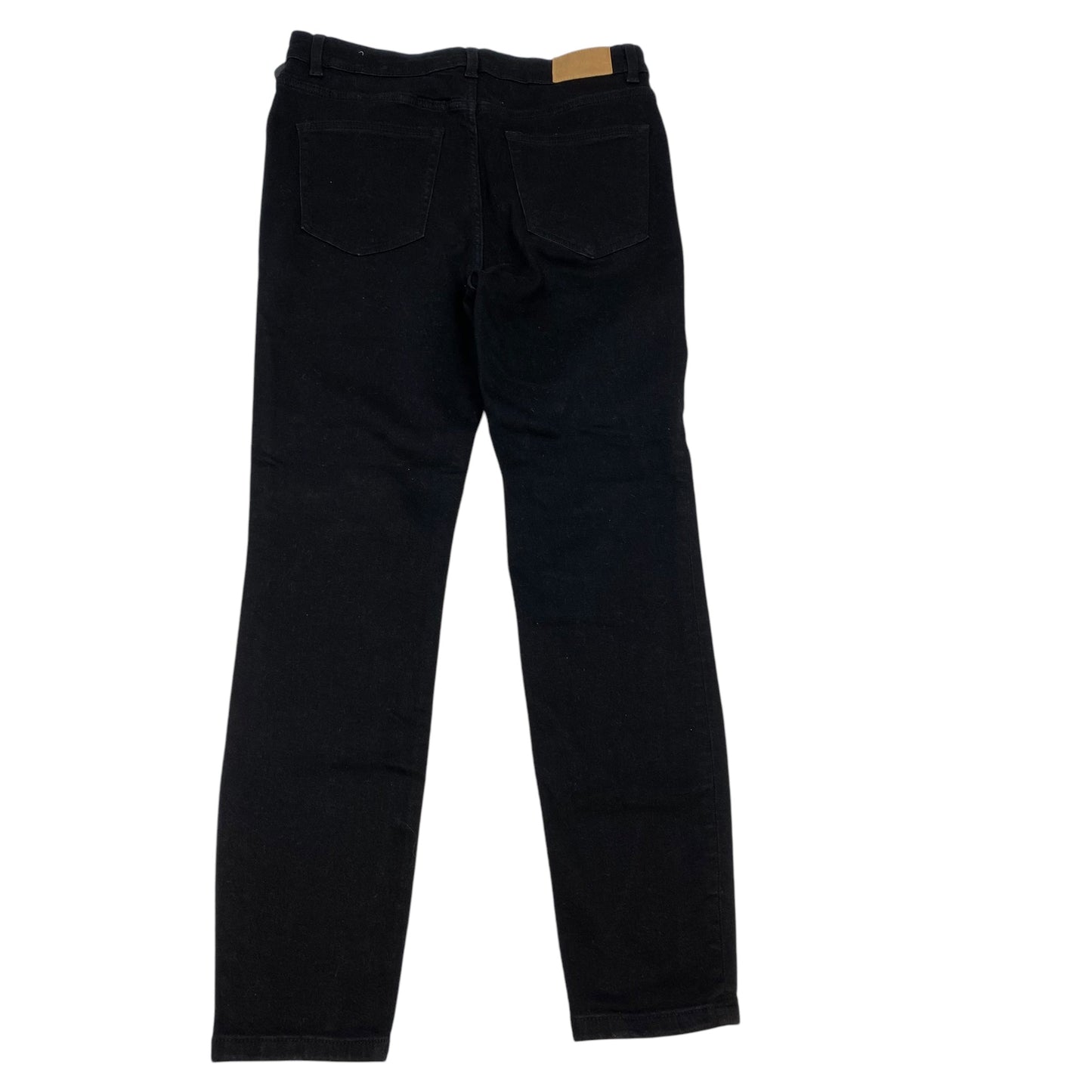 Jeans Skinny By Zara In Black Denim, Size: 10