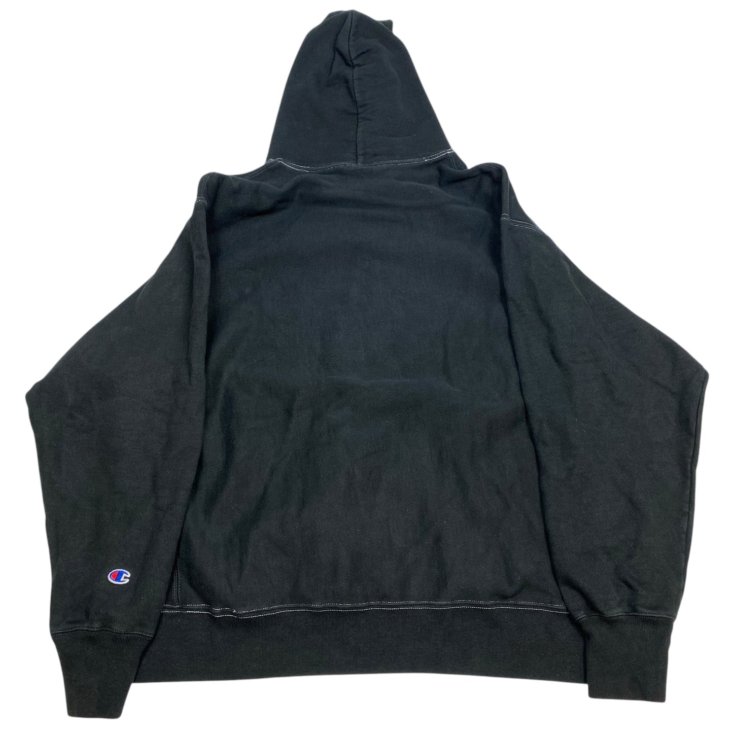 Sweatshirt Hoodie By Champion In Black, Size: 2x