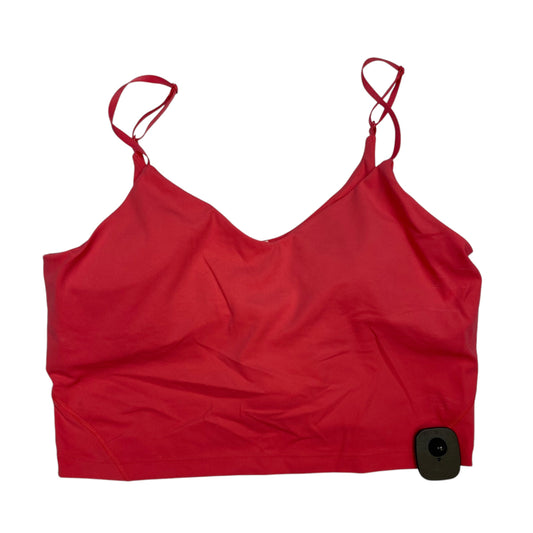 Athletic Bra By Lululemon In Pink, Size: L