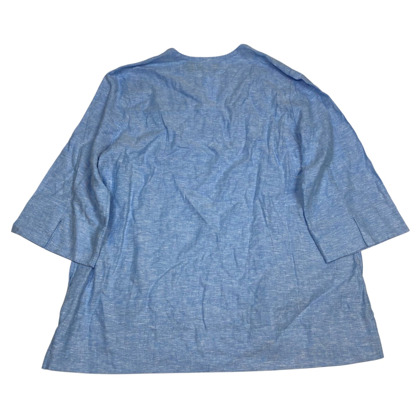 Top Long Sleeve By Lands End In Blue, Size: Xl