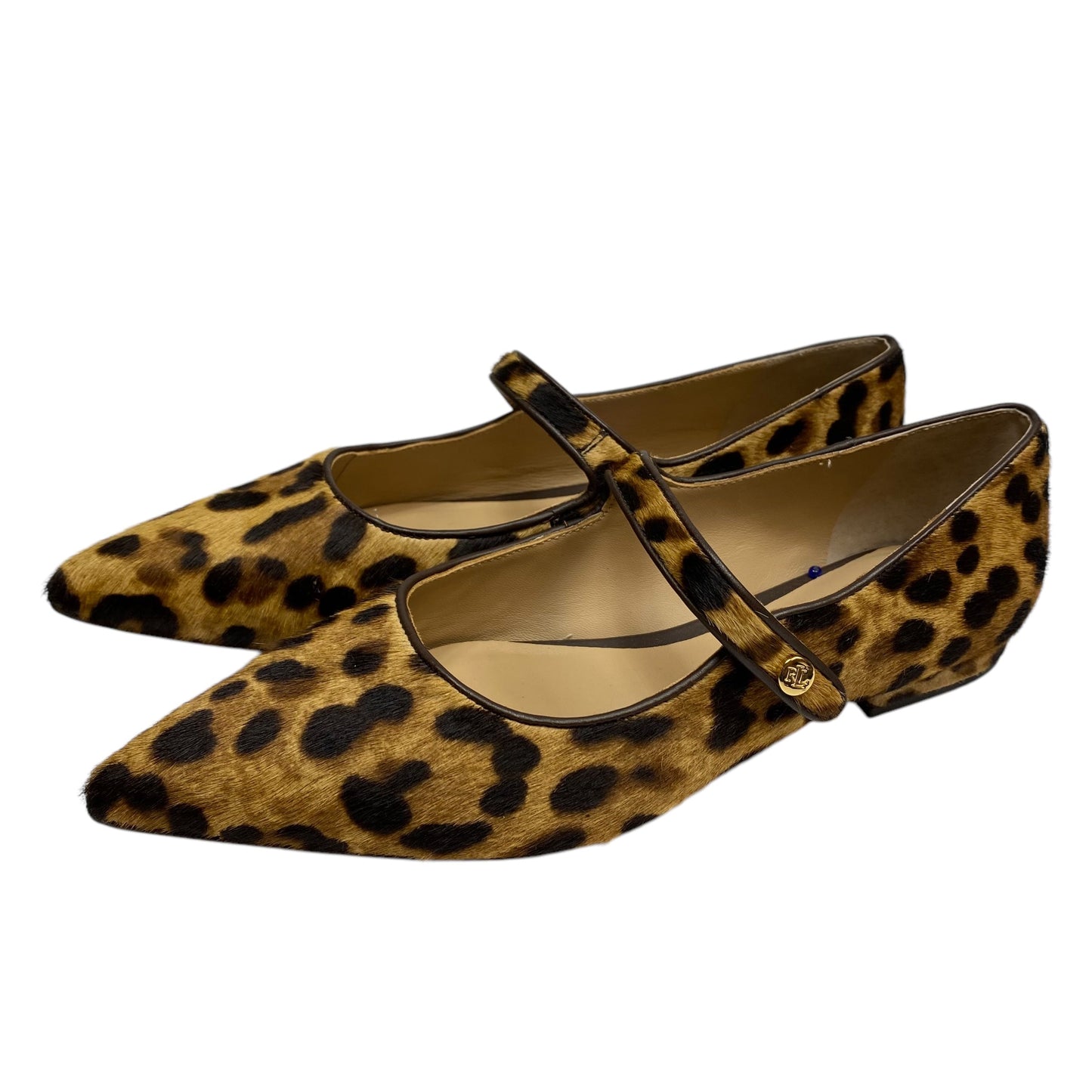 Shoes Flats By Lauren By Ralph Lauren In Animal Print, Size: 8