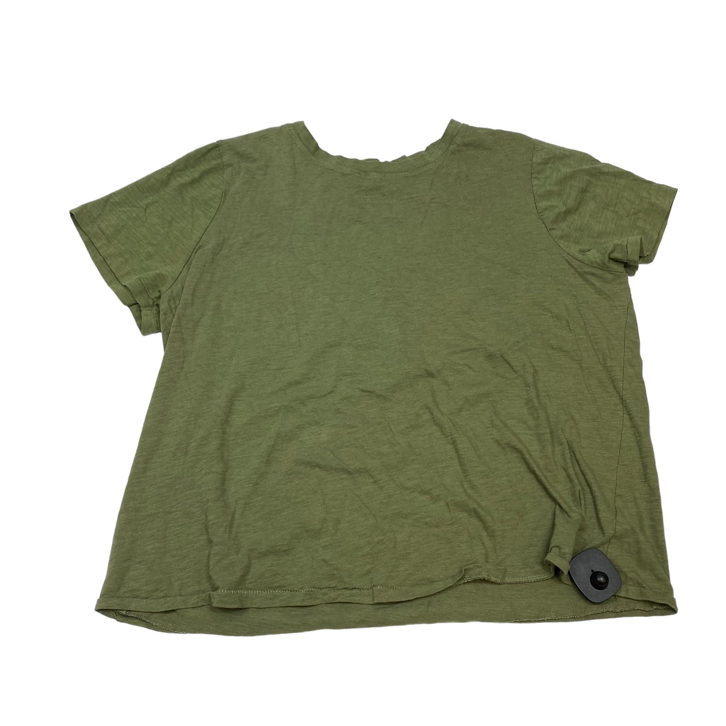 Green Top Short Sleeve Basic Sonoma, Size Xxl