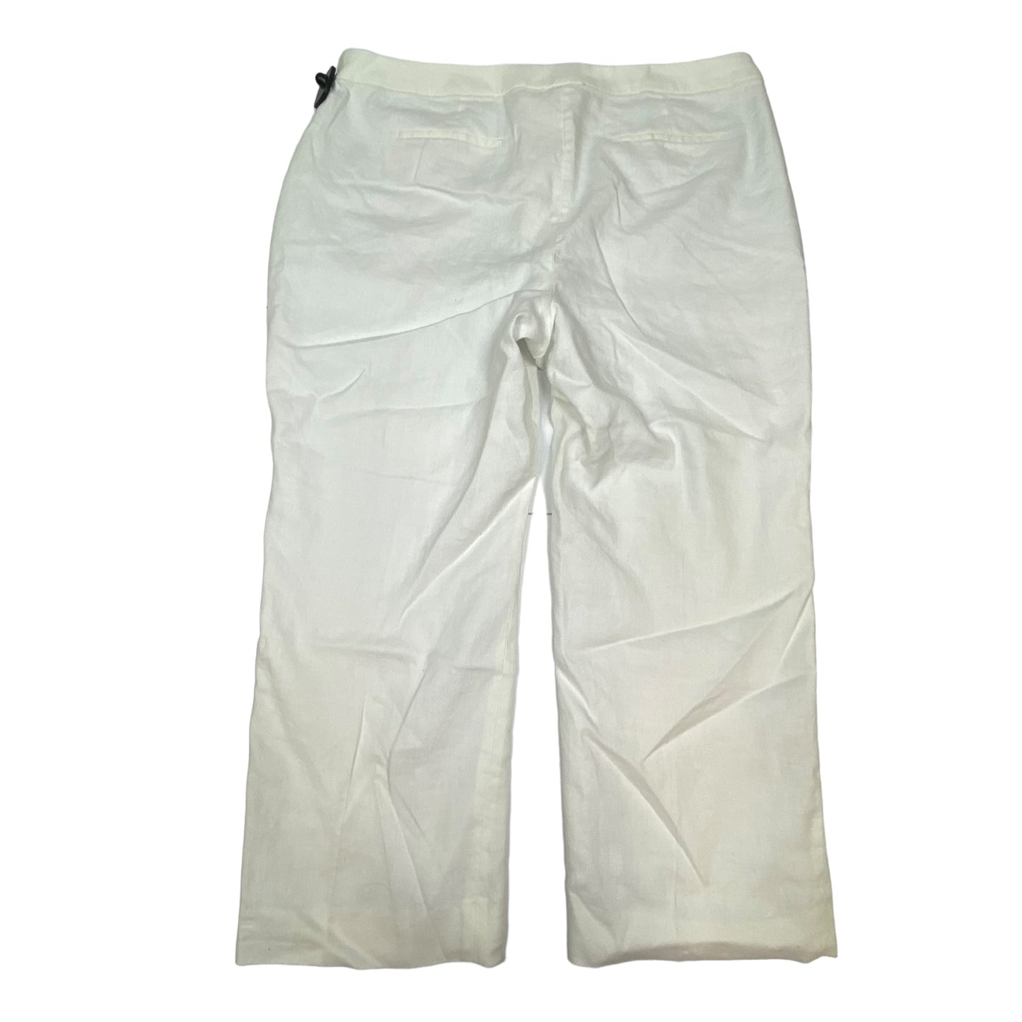 White Pants Linen J. Crew, Size 2x