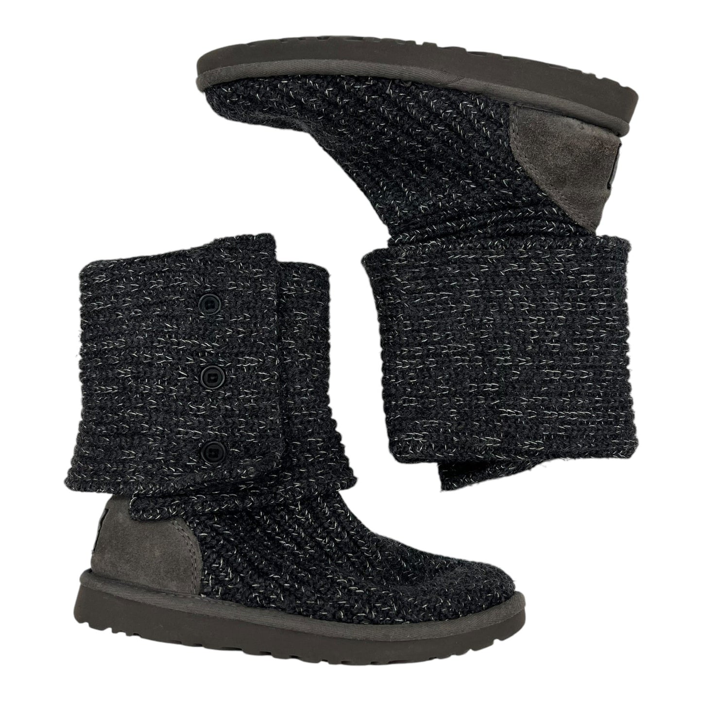 Boots Designer By Ugg In Grey, Size:5