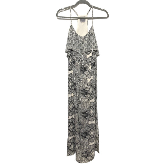 Black & Cream Dress Casual Maxi Anthropologie, Size 6