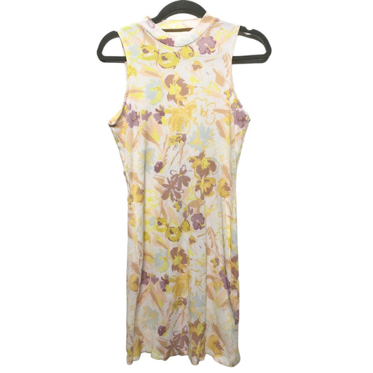 Purple & Yellow Dress Casual Short Ted Baker, Size M