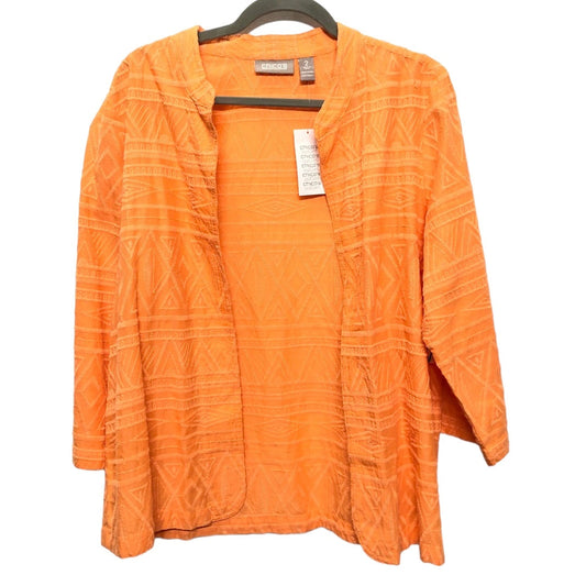 Orange Jacket Other Chicos, Size L