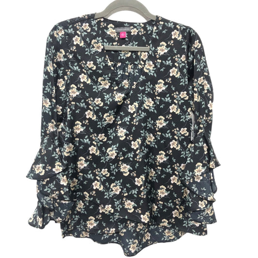 Floral Print Blouse Long Sleeve Vince Camuto, Size S