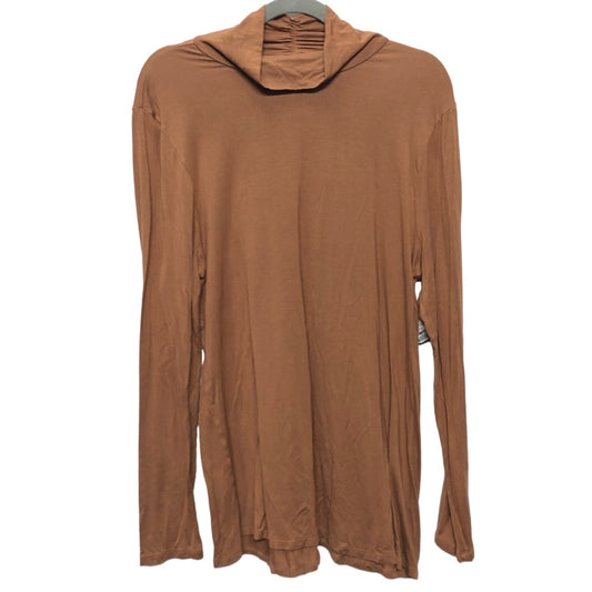 Top Long Sleeve By Soft Surroundings In Brown, Size: L