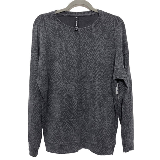 Athletic Sweatshirt Crewneck By Athleta In Grey, Size: M