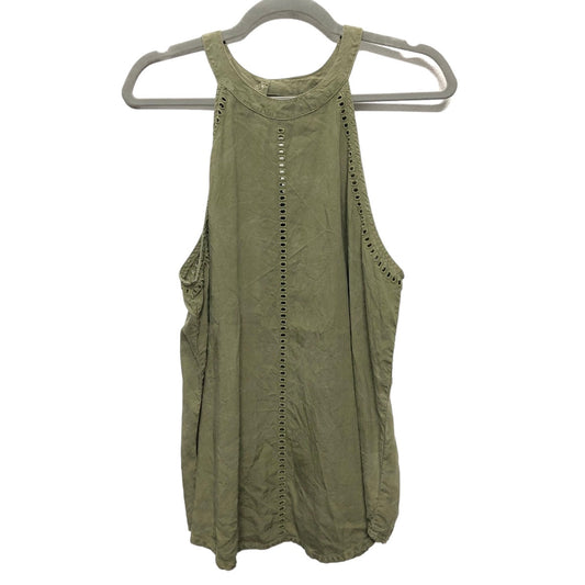 Top Sleeveless By Cloth And Stone In Green, Size: L