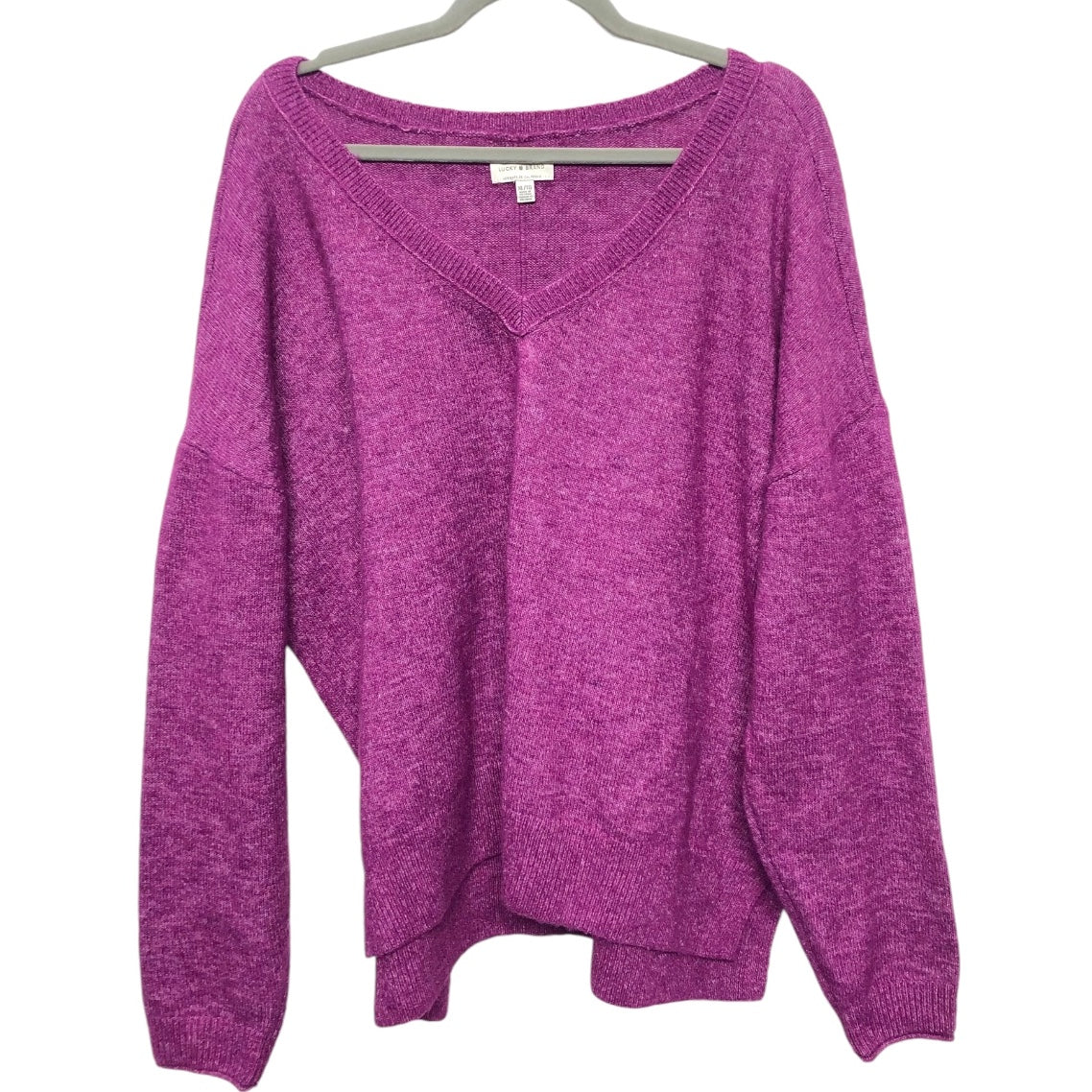 Sweater By Lucky Brand In Purple, Size: Xl