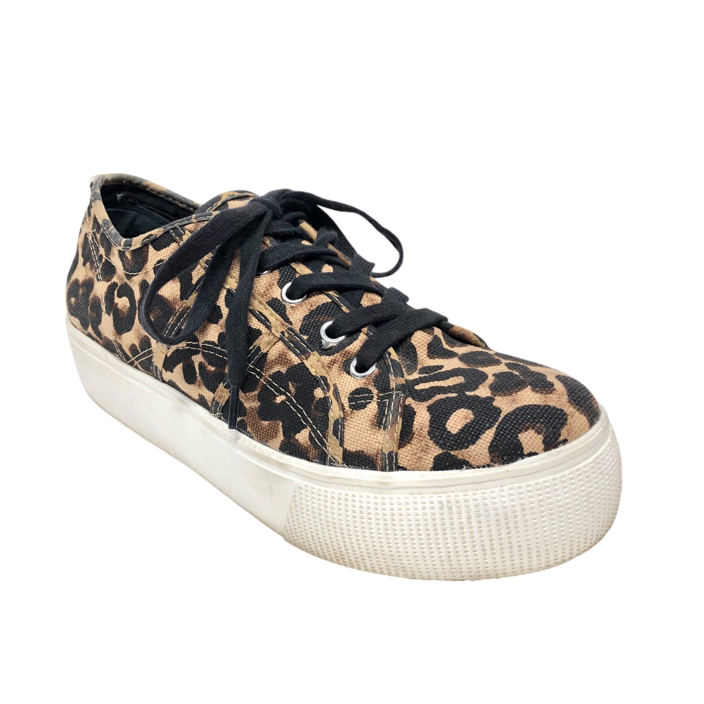 Shoes Sneakers By Steve Madden In Leopard Print, Size: 9