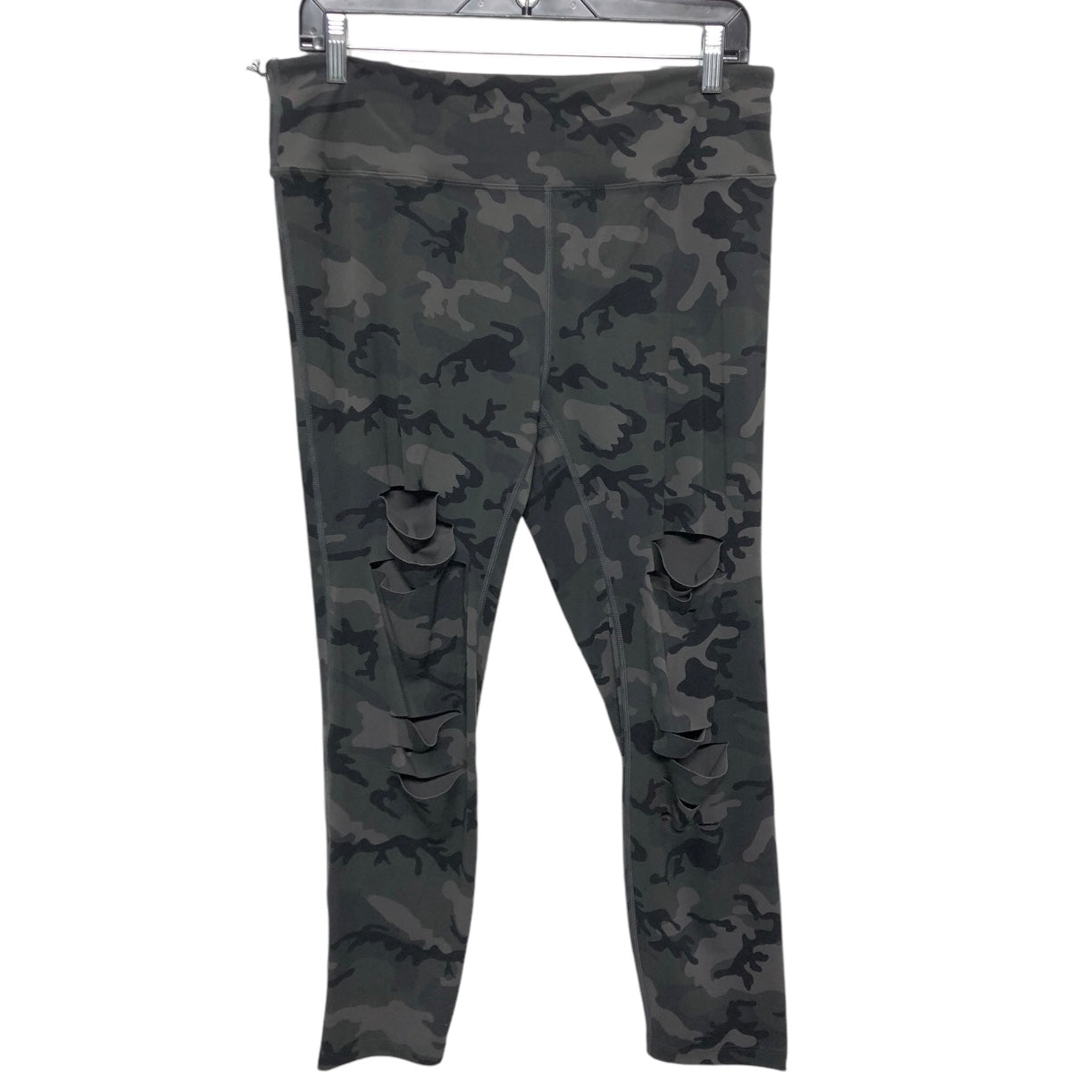 Athletic Leggings By Zyia In Camouflage Print, Size: 14