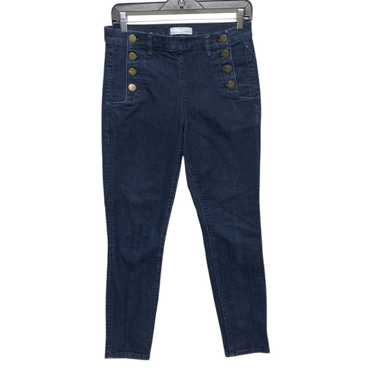 Jeans Skinny By Loft In Blue Denim, Size: 4