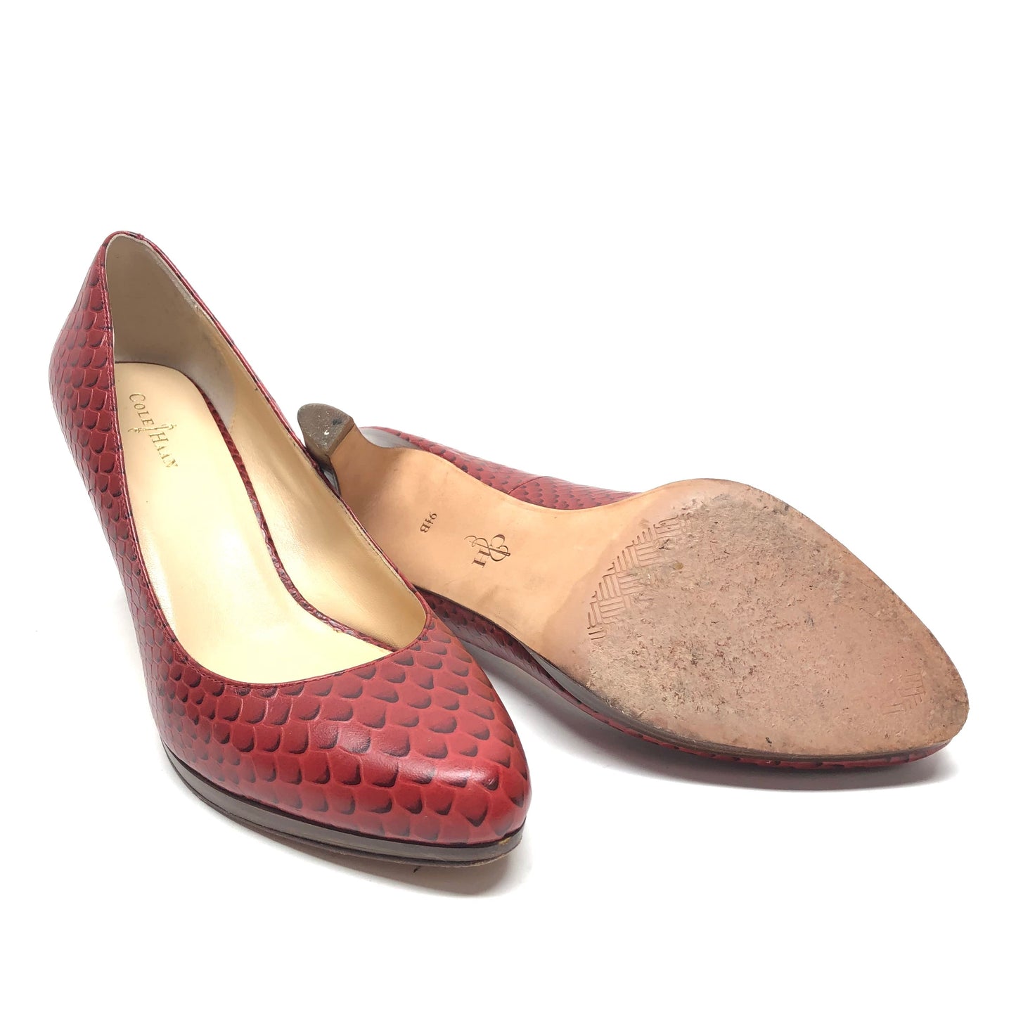 Shoes Heels Stiletto By Cole-haan In Red, Size: 9.5