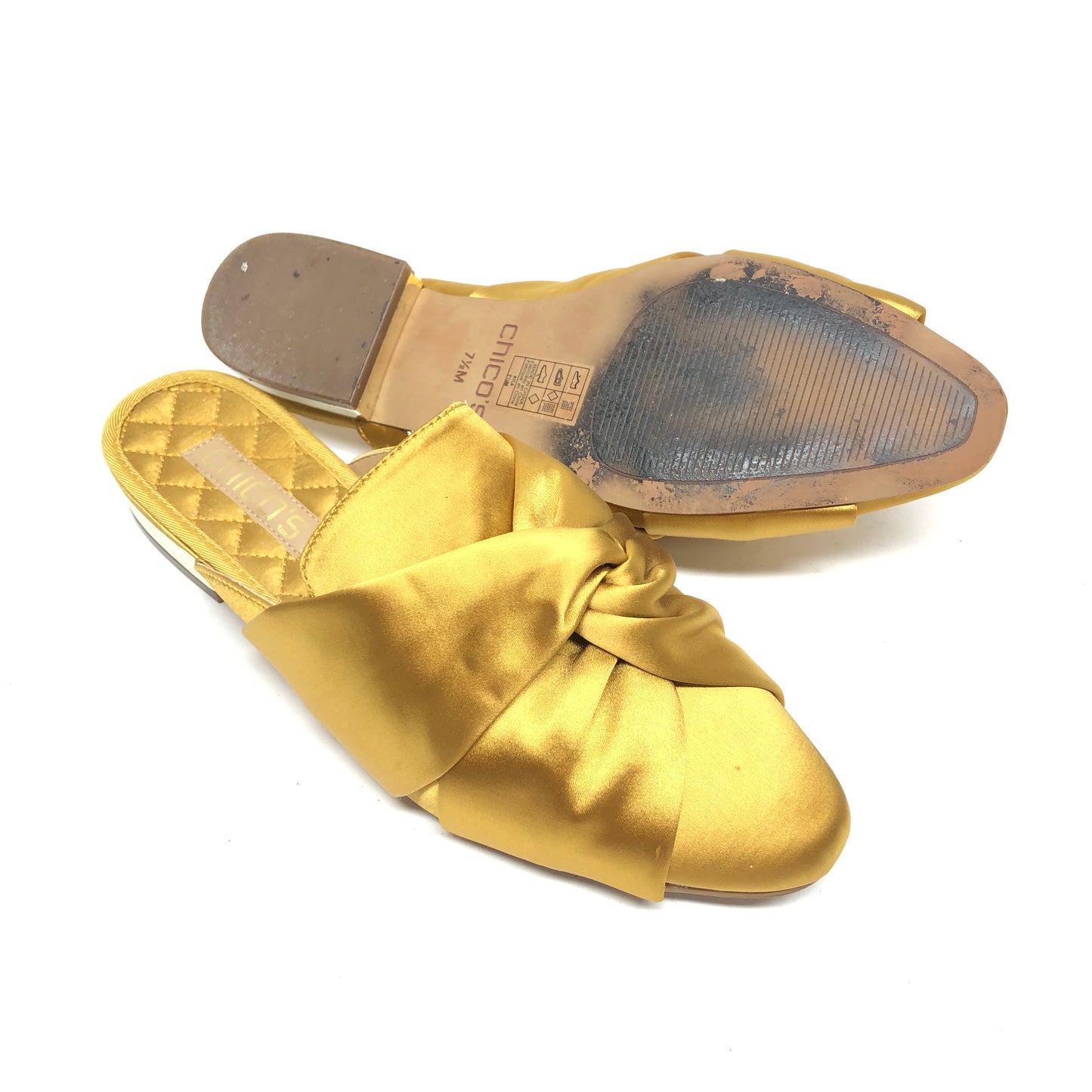 Yellow Shoes Flats Chicos, Size 7.5