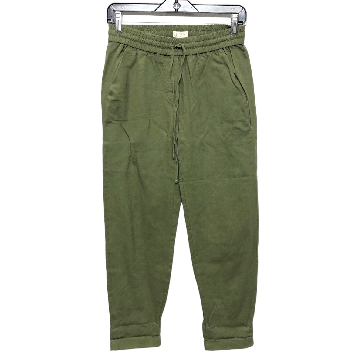 Pants Linen By J. Crew In Green, Size: 00