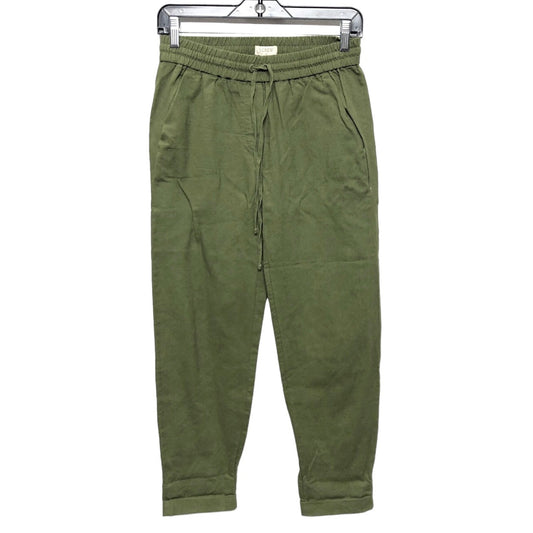 Pants Linen By J. Crew In Green, Size: 00