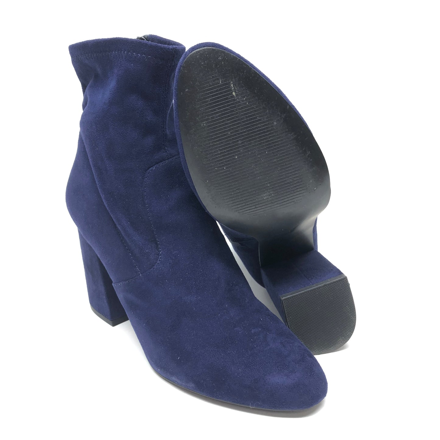 Boots Ankle Heels By Steve Madden In Blue, Size: 9.5