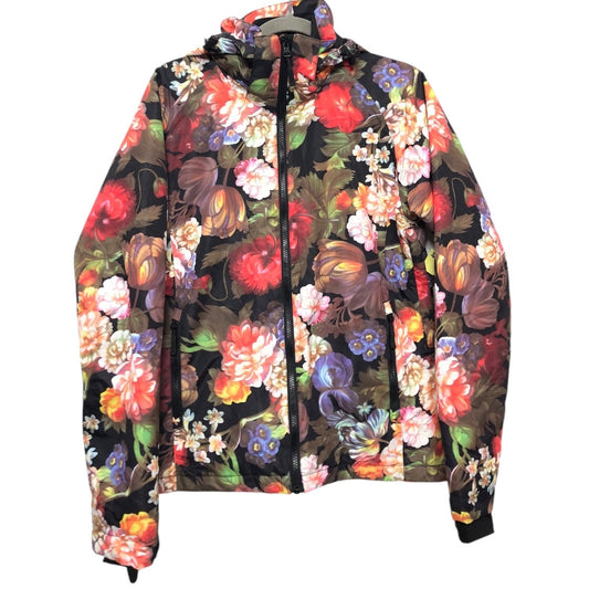 Jacket Puffer & Quilted By Cmc In Floral Print, Size: M