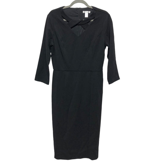 Dress Casual Midi By London Times In Black, Size: 10