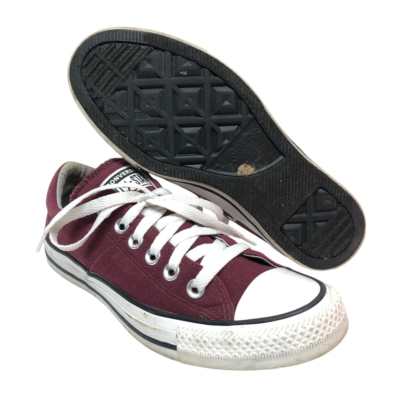 Shoes Sneakers By Converse In Maroon, Size: 7