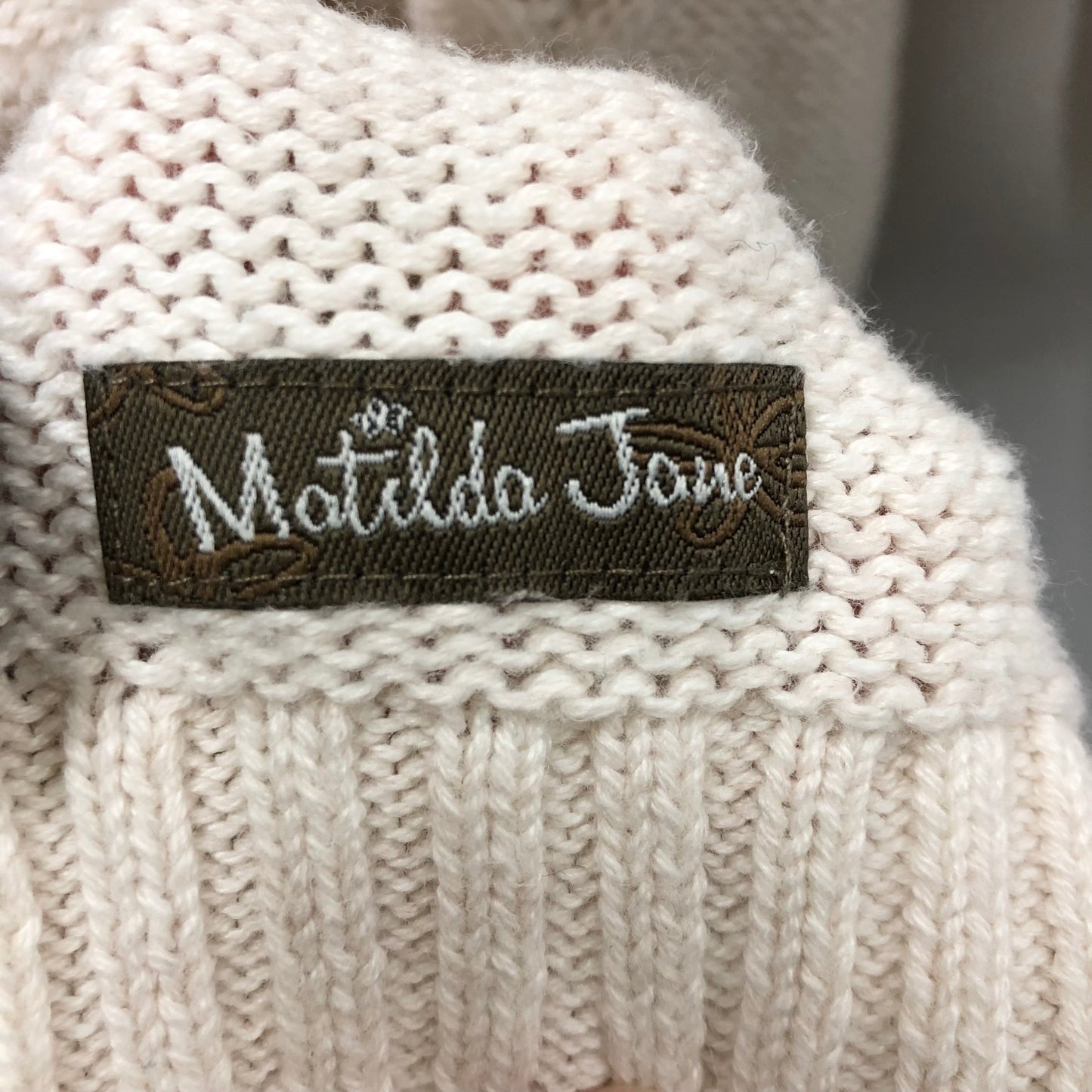 Sweater Cardigan By Matilda Jane In Cream, Size: 1x