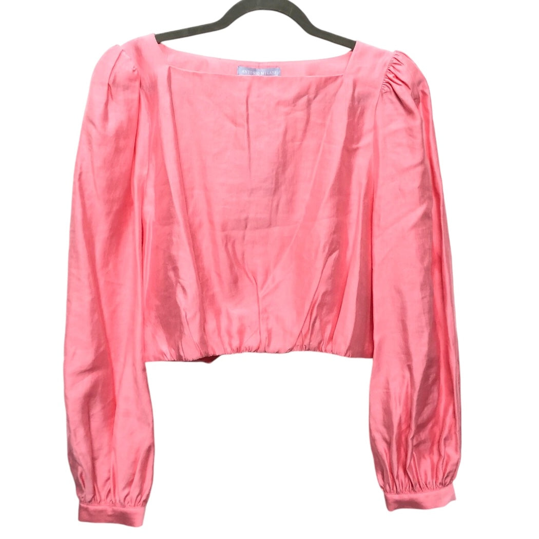 Top Long Sleeve By Antonio Melani In Pink, Size: 12