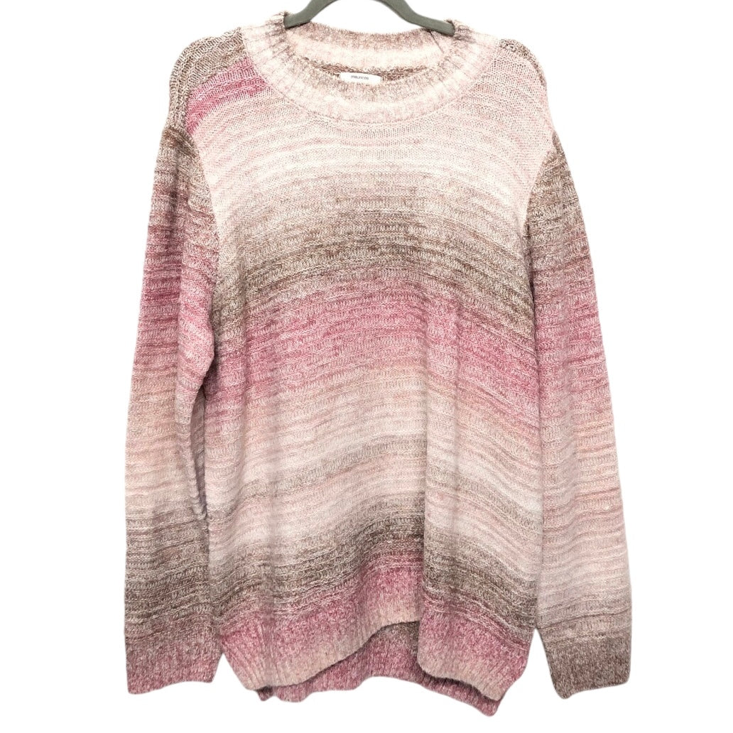 Sweater By Maurices In Pink, Size: 1x