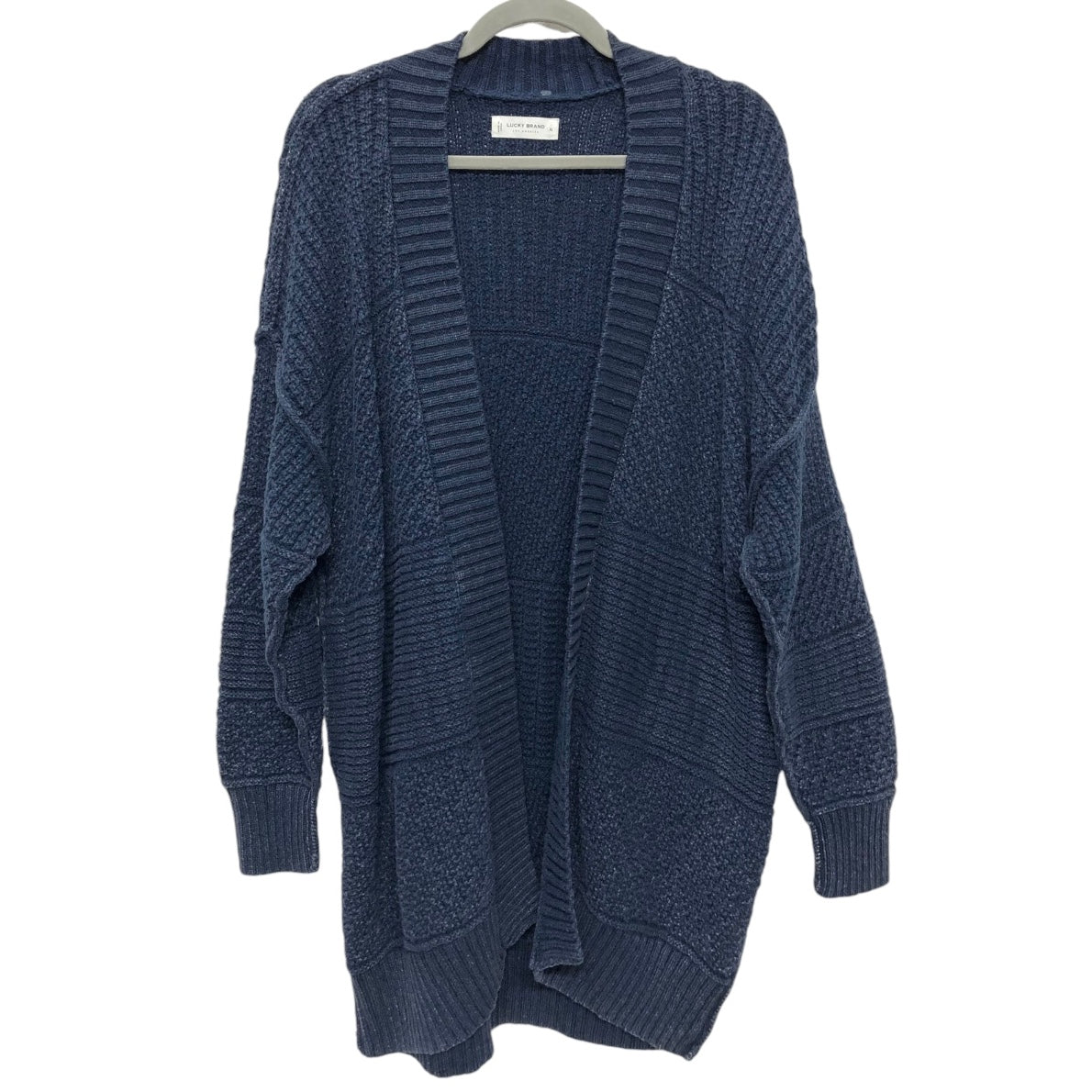 Sweater Cardigan By Lucky Brand In Navy, Size: Xl