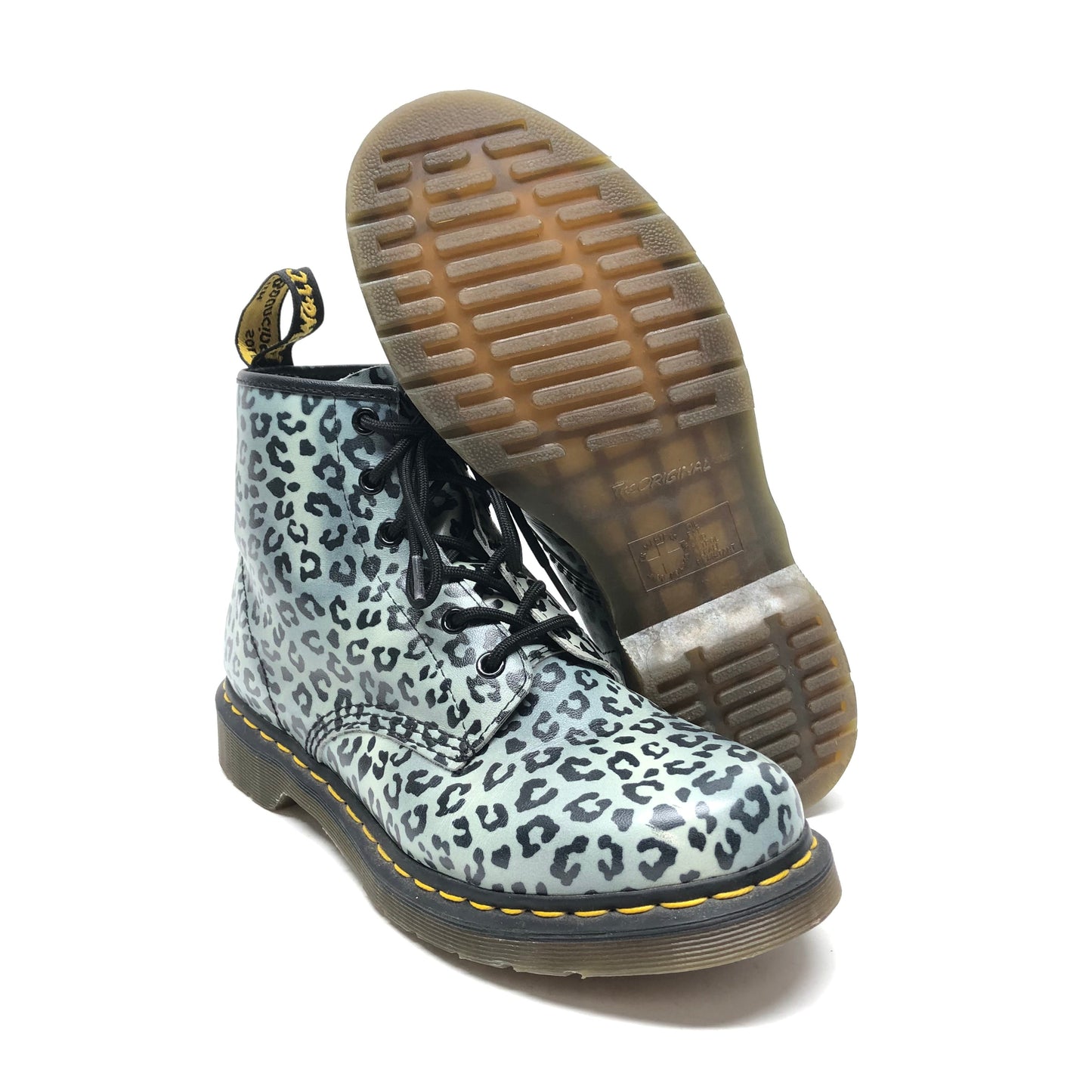 Boots Combat By Dr Martens In Animal Print, Size: 10