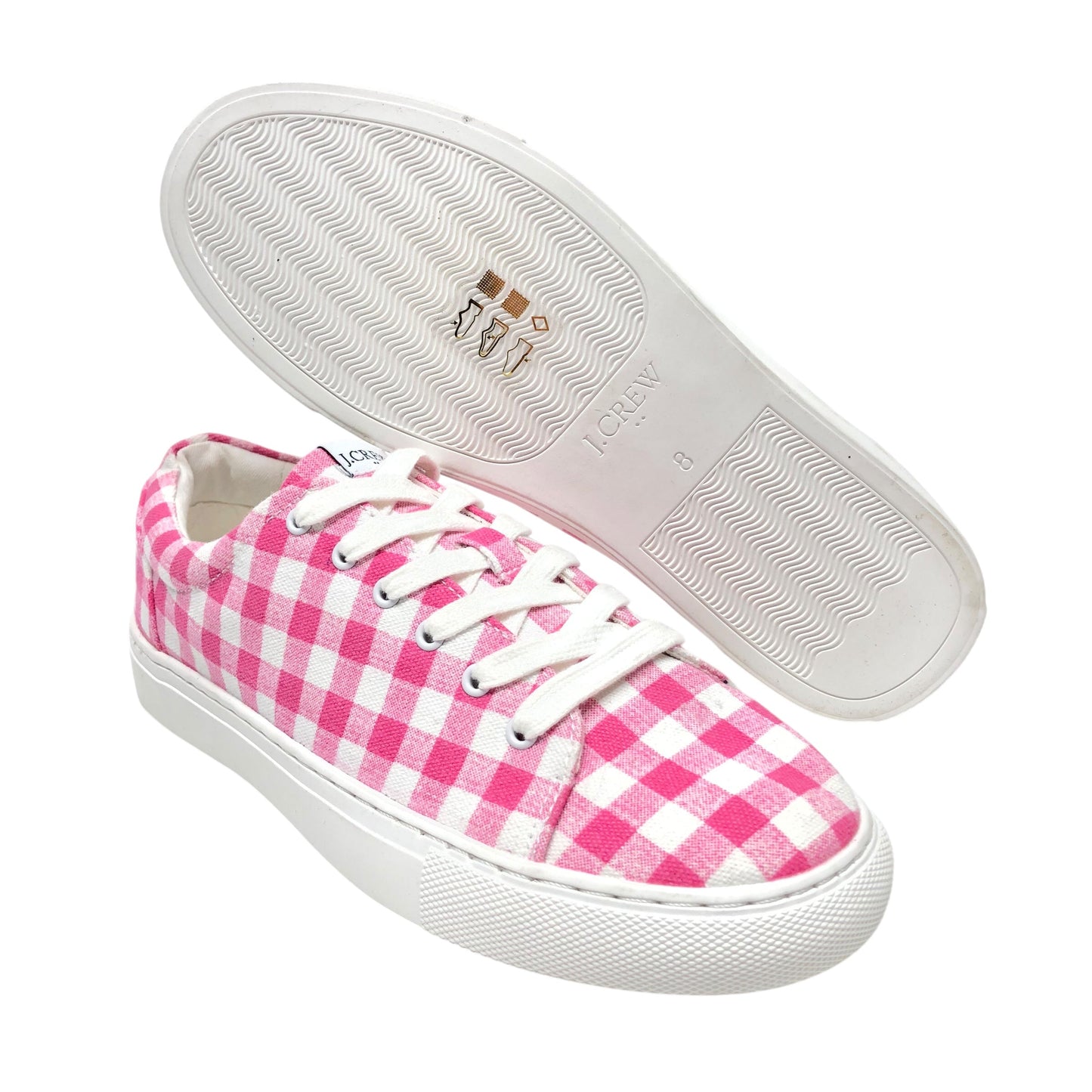 Shoes Sneakers By J. Crew In Pink & White, Size: 8