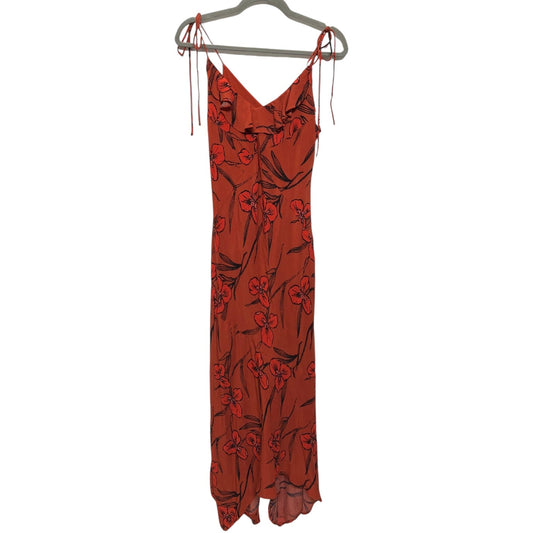 Dress Casual Maxi By Anthropologie In Orange, Size: L