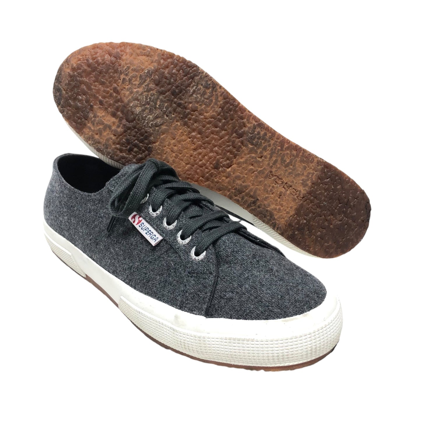 Shoes Sneakers By Superga In Grey, Size: 8.5