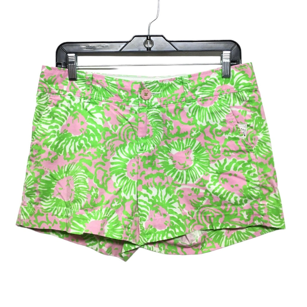 Green & Pink Shorts Lilly Pulitzer, Size 4