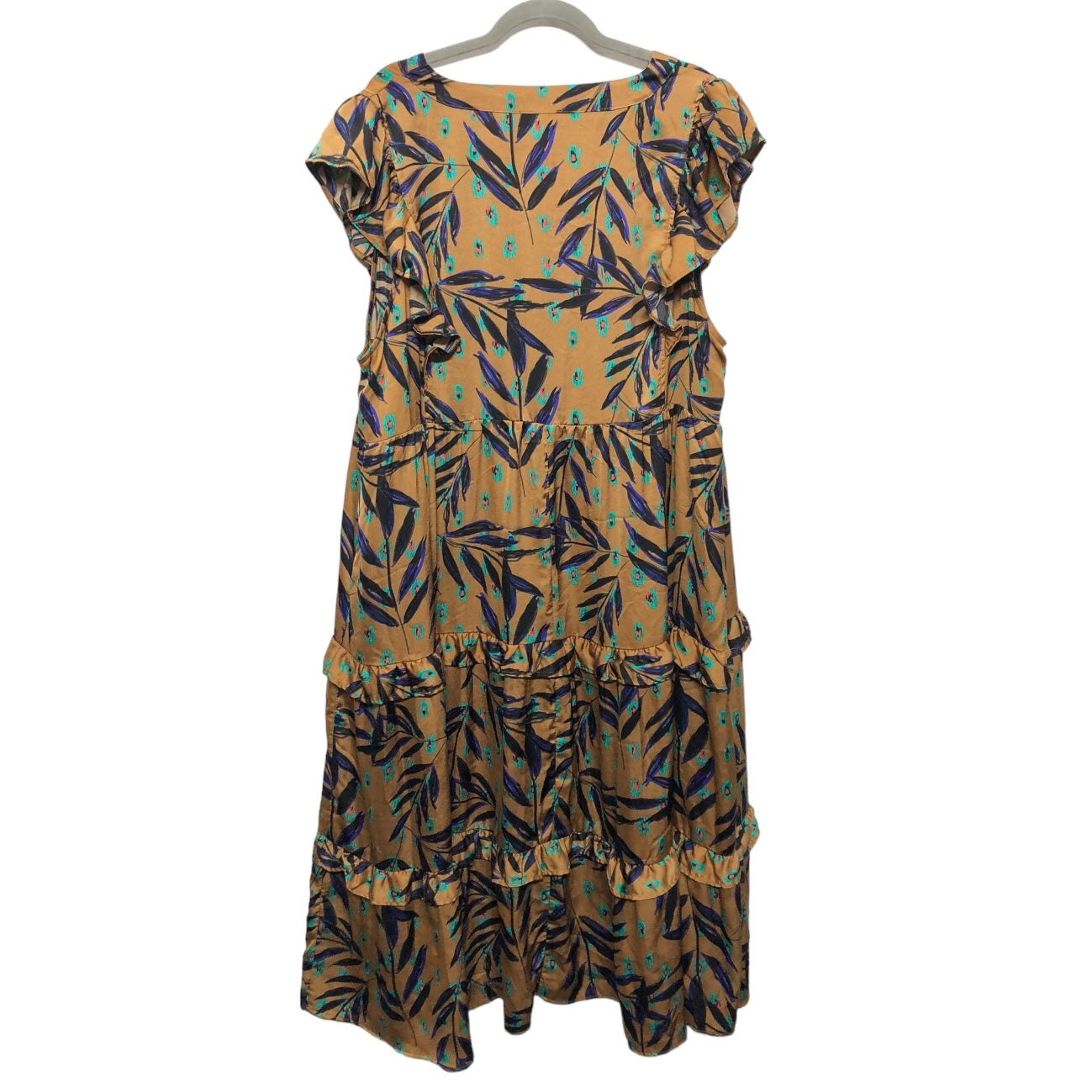 Dress Casual Midi By Entro In Brown, Size: 2x