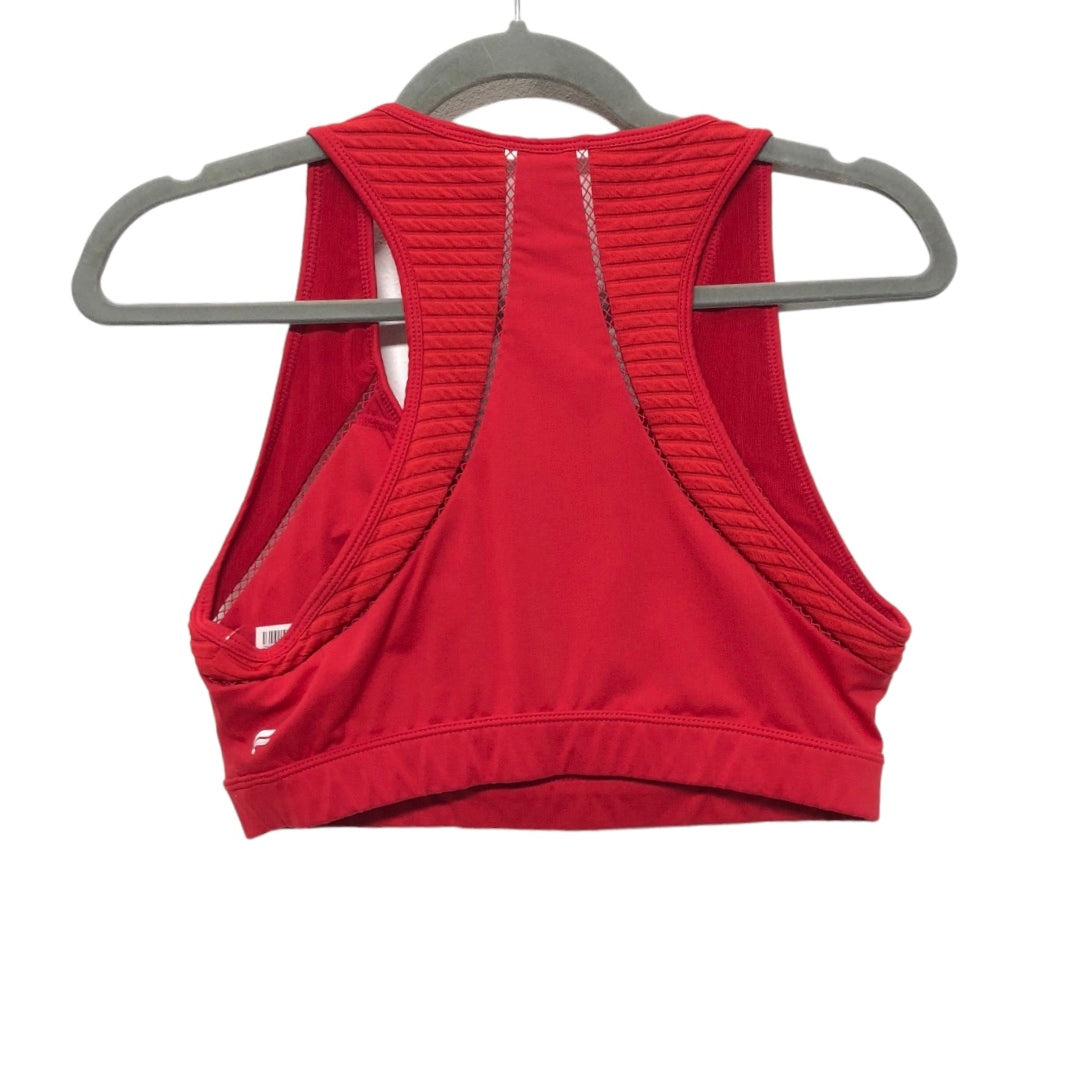 Red Athletic Bra Fabletics, Size M