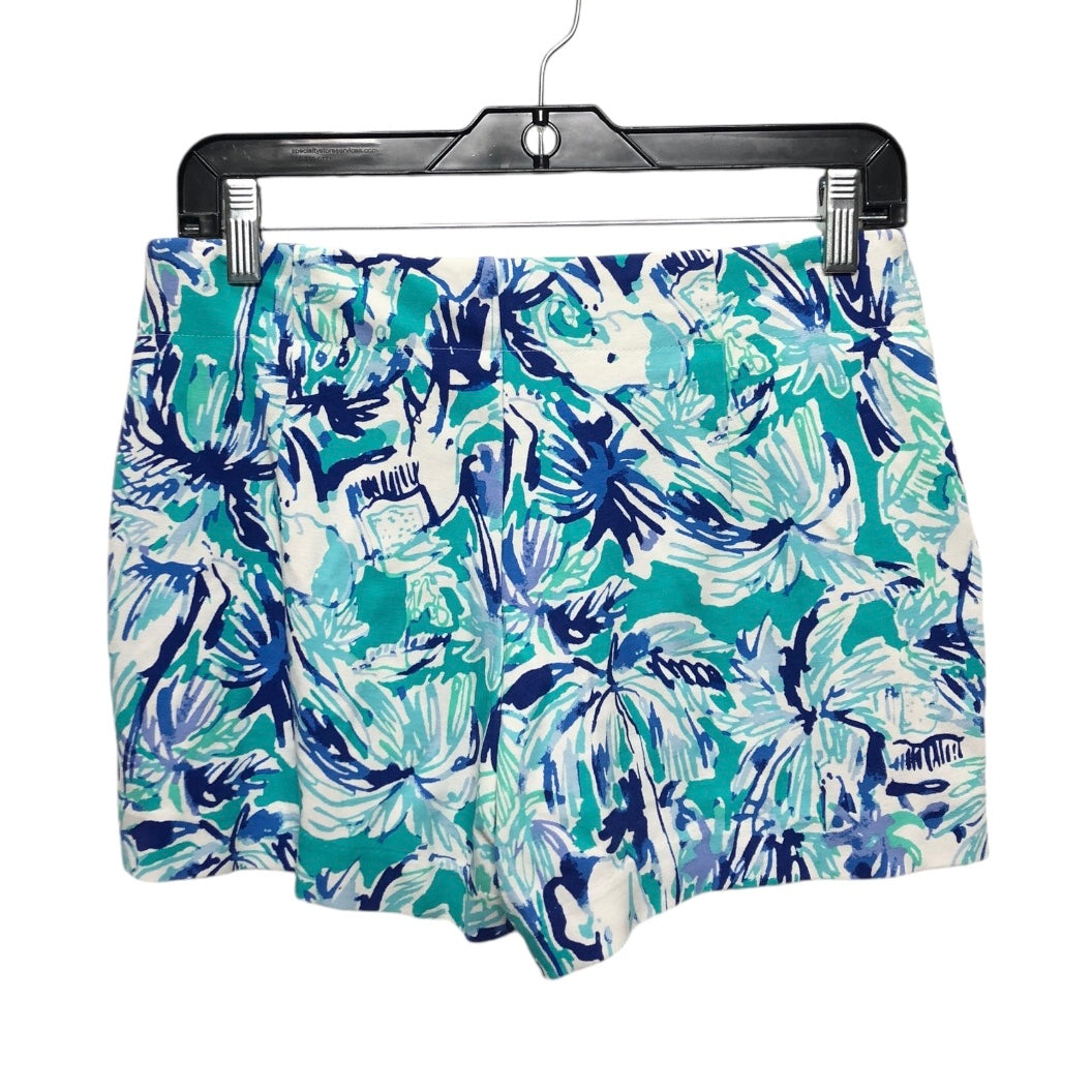 Shorts Designer By Lilly Pulitzer In Blue & White, Size: 4