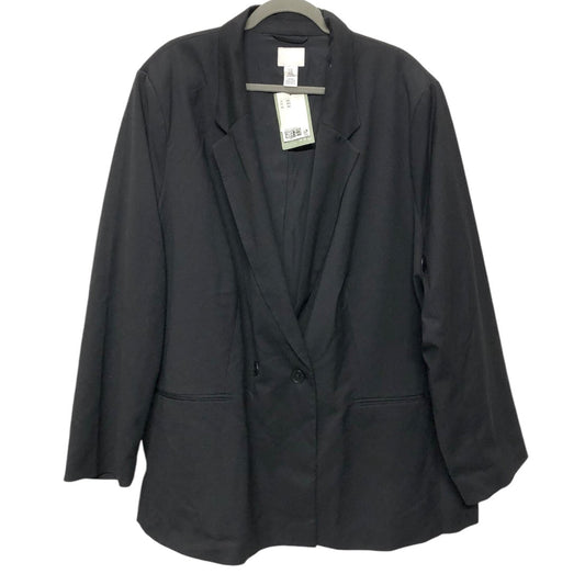 Blazer By H&m In Black, Size: 3x