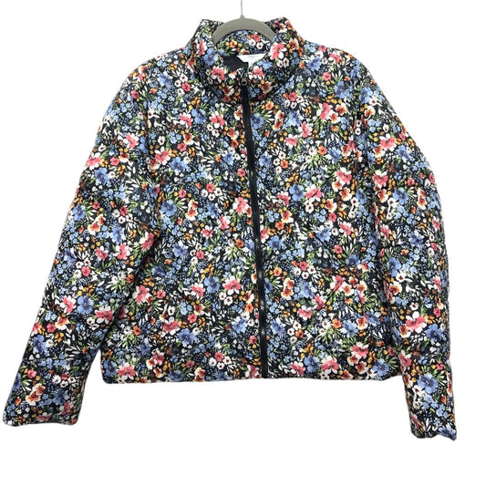 Jacket Puffer & Quilted By Time And Tru In Multi-colored, Size: Xl