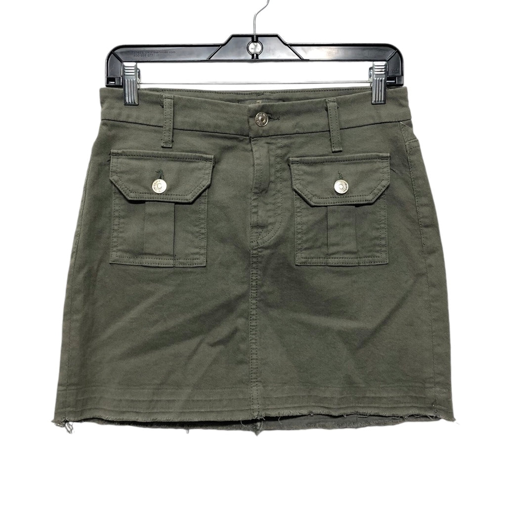 Skirt Mini & Short By Seven For All Mankind In Green, Size: 2