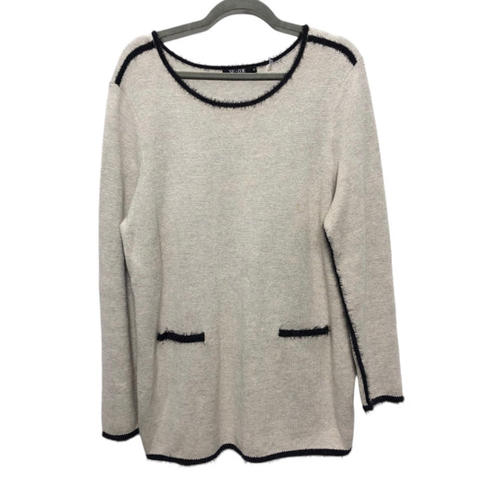 Sweater By Nic + Zoe In Beige, Size: Xl