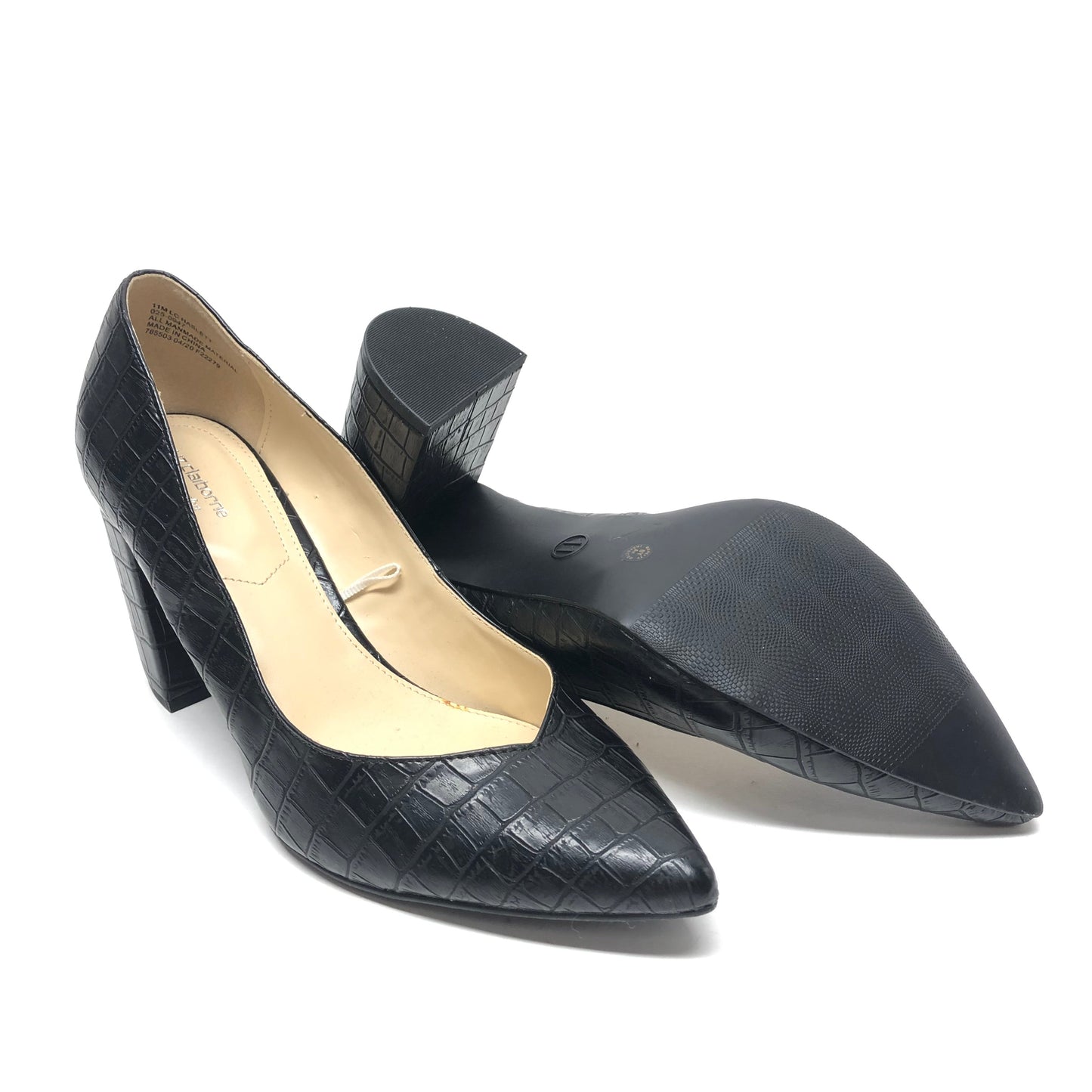 Shoes Heels Block By Liz Claiborne In Black, Size: 11