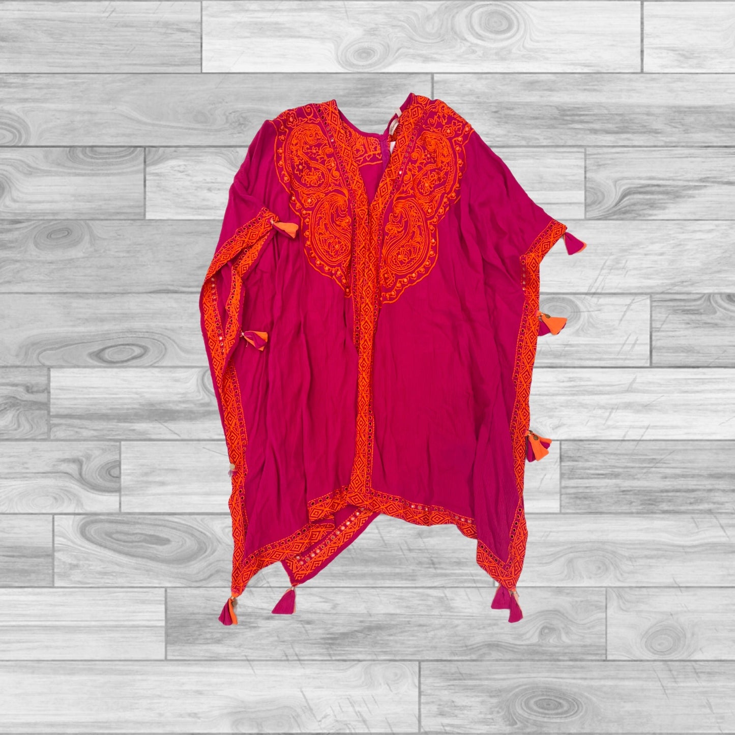 Orange & Pink Kimono Soft Surroundings, Size Xl