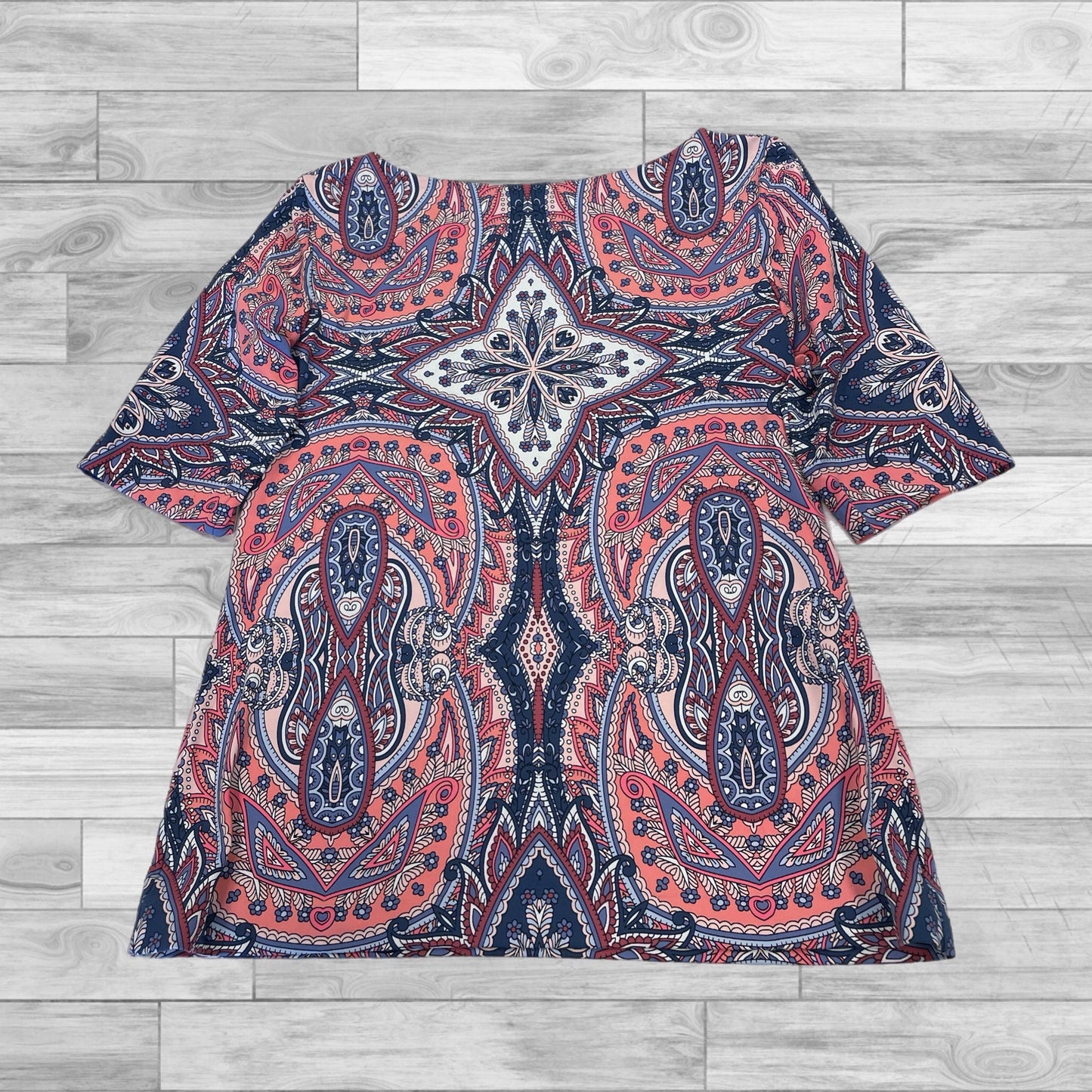 Top Short Sleeve By Charter Club In Multi-colored, Size: S