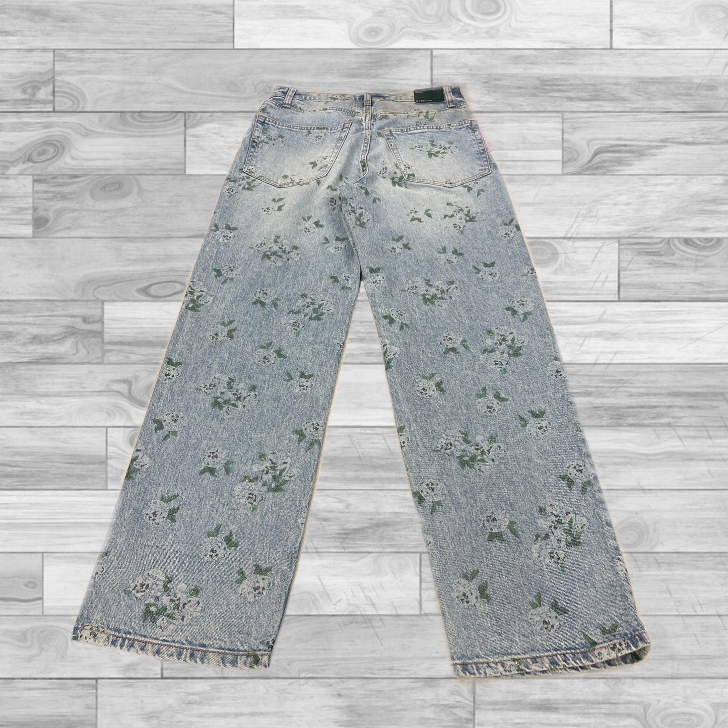 Jeans Straight By Wild Fable In Floral Print, Size: 6