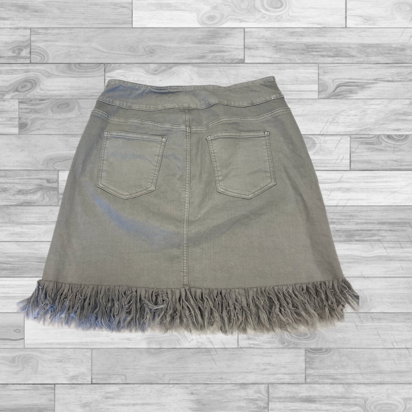 Skirt Mini & Short By Ethyl In Grey, Size: 14